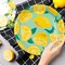 8 Count Lemon Party Paper Dessert Plates 7-Inch Citrus Design Plates